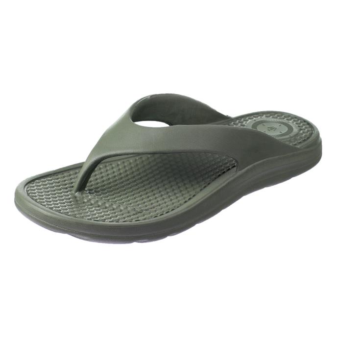 totes® SOLBOUNCE Mens Toe Post Loden Extra Image 2